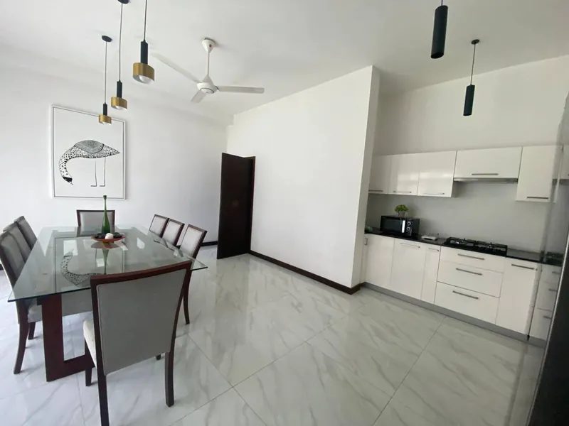 The Depanama dining area and kitchen